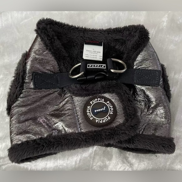 Puppia Other - Puppia Dog Harness | Silver Metallic & Black | L | Adjustable | New